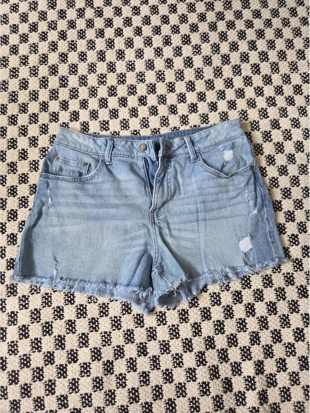 Sound style denim shorts